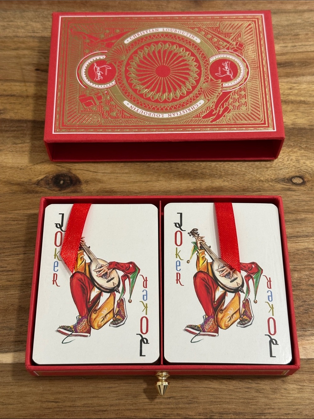 Authentic Christian Louboutin Double Deck Playing Cards
